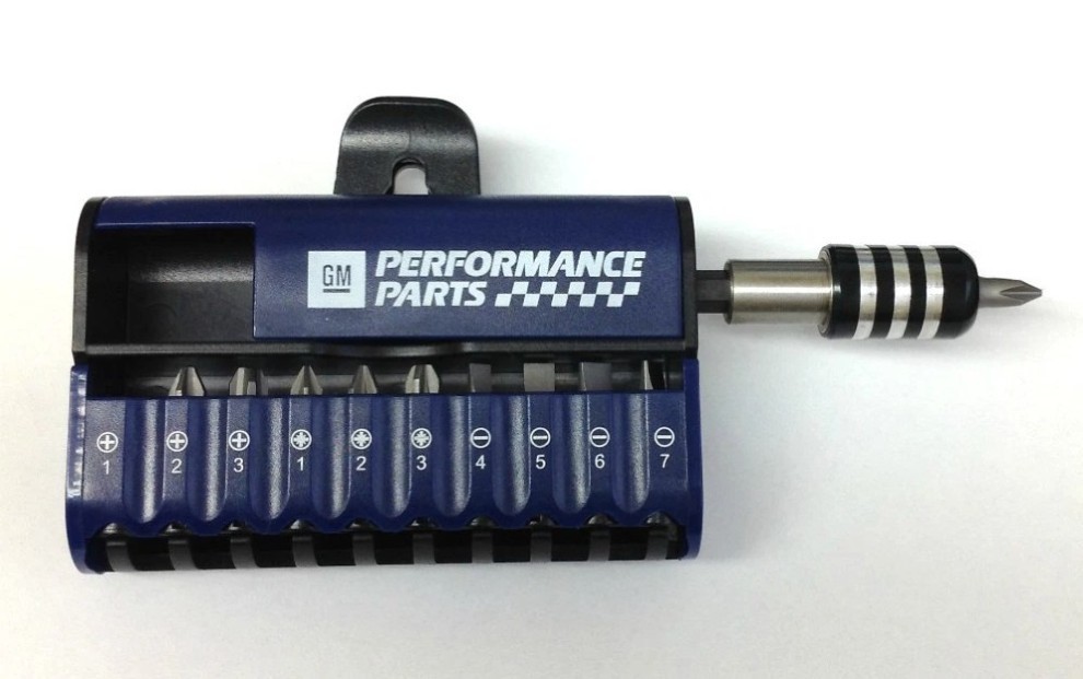 GM Performance 11 PC Screwdriver Bit Set with Quick Release Magnetic Bit Holder