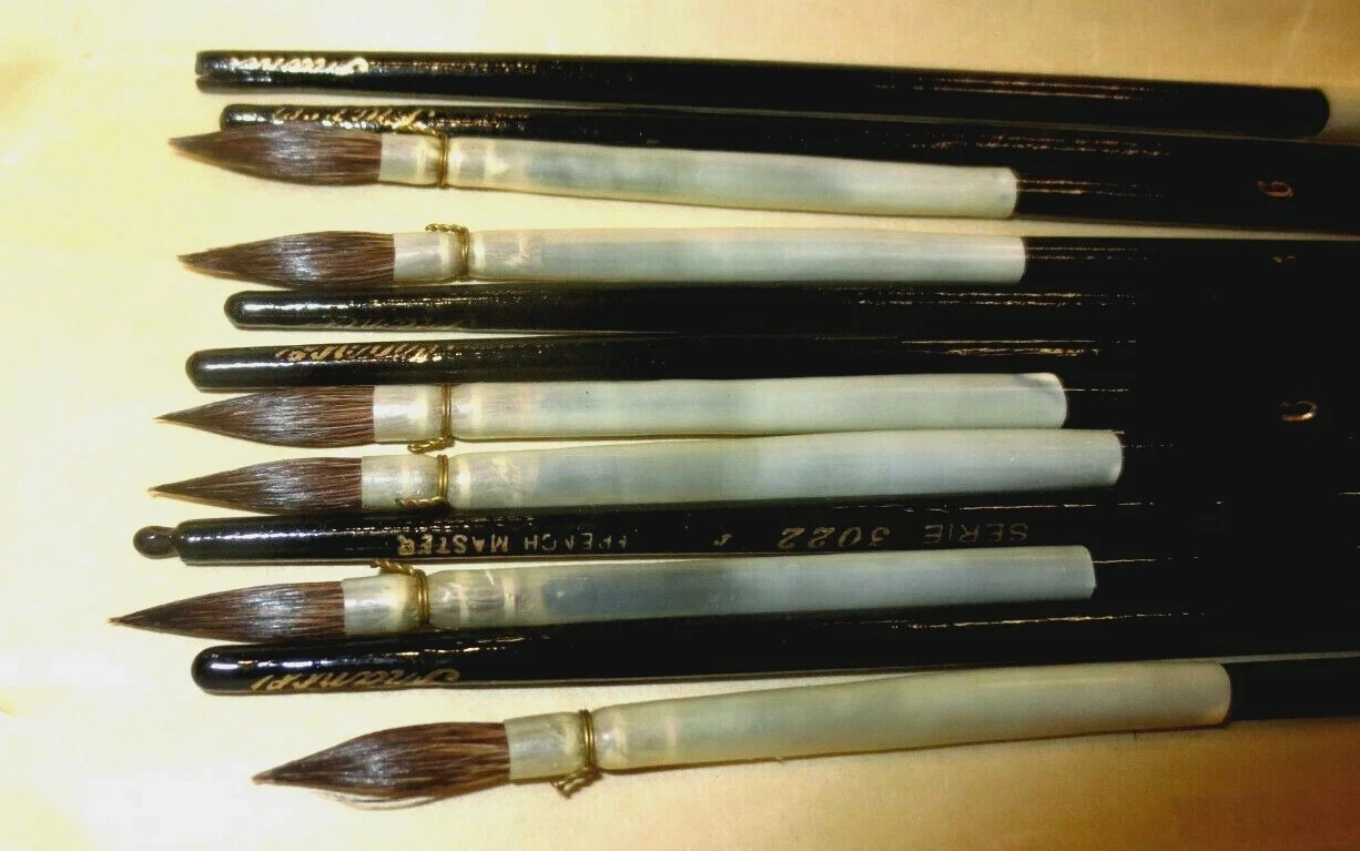 FRENCH MASTER QUILLS BRUSHES CHOOSE SERIES# SIZE & QTY