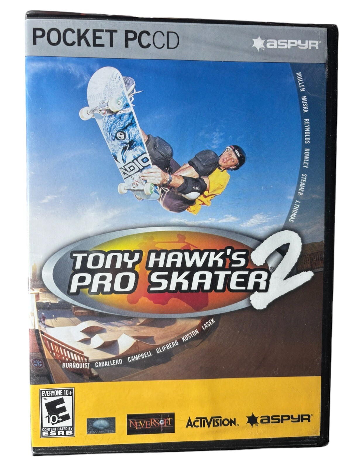 Tony Hawk's Pro Skater 2 Pocket PC CD Aspyr Media Activision Sealed New 2005