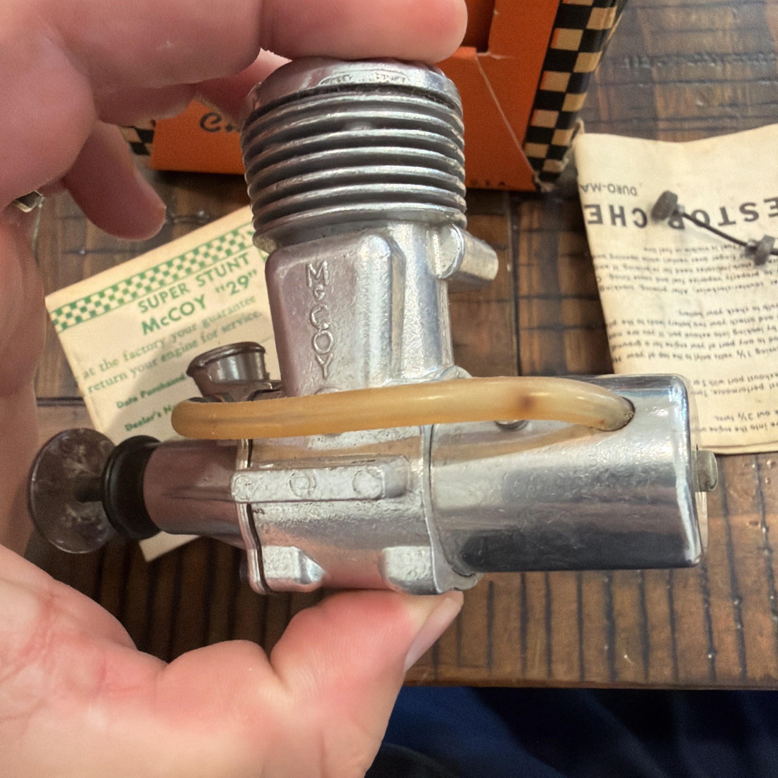 VINTAGE McCOY #29 SUPER STUNT COMPLETE ENGINE