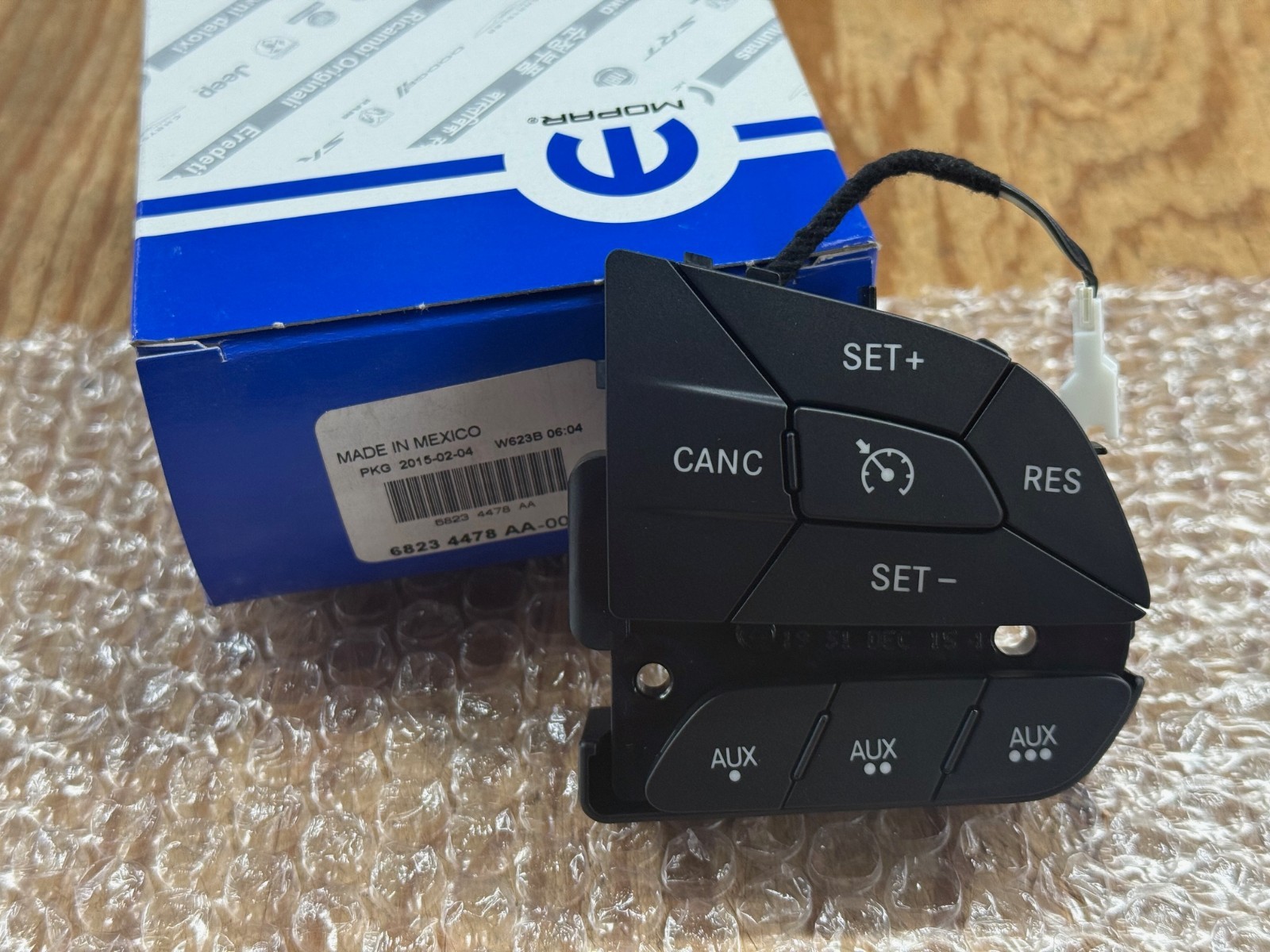 SPEED CONTROL SWITCH for 2015-2023 DODGE CHARGER & CHALLENGER MOPAR OEM GENUINE