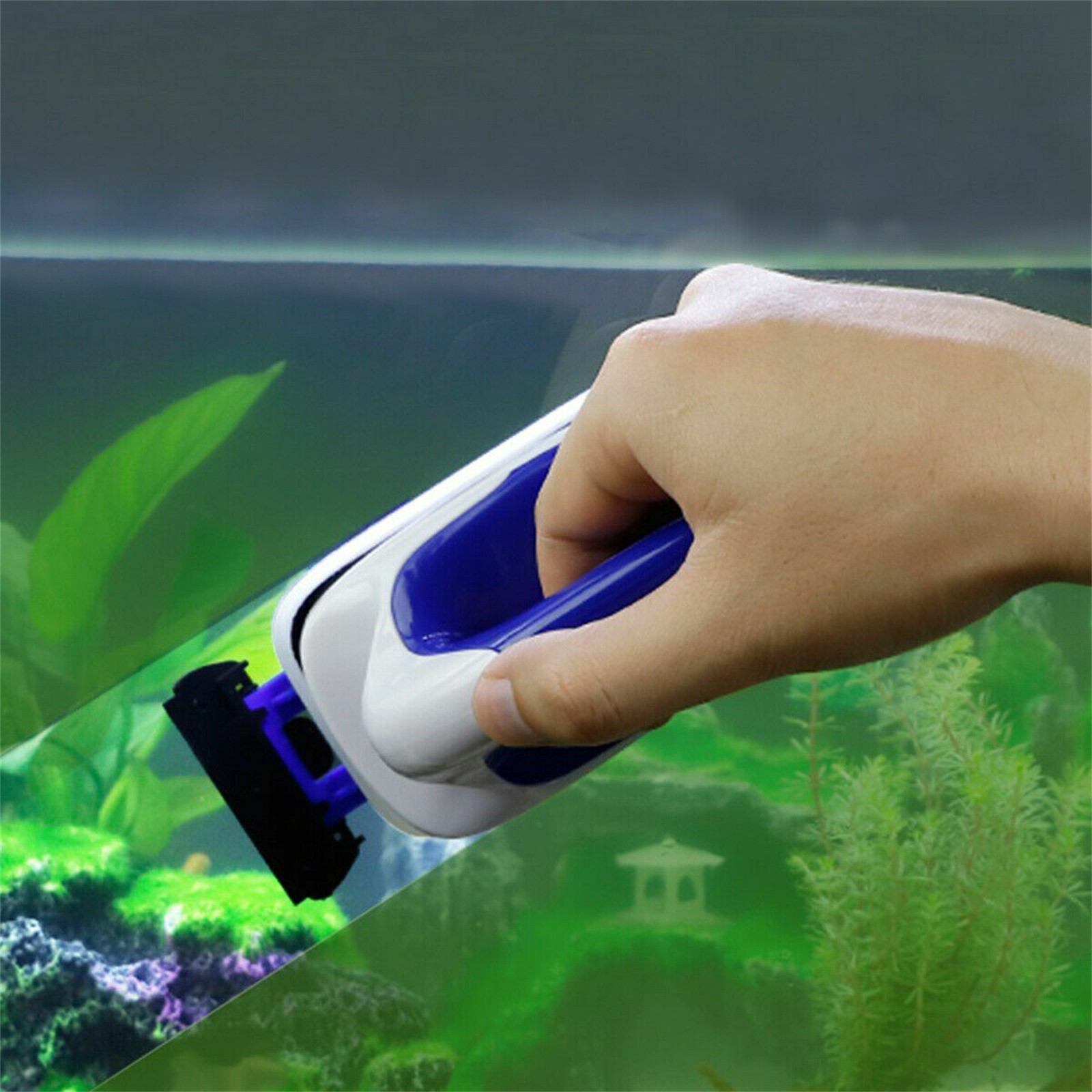 New Algae Scraper Cleaner Floating Magnetic Brush Aquarium Cleaning Tool