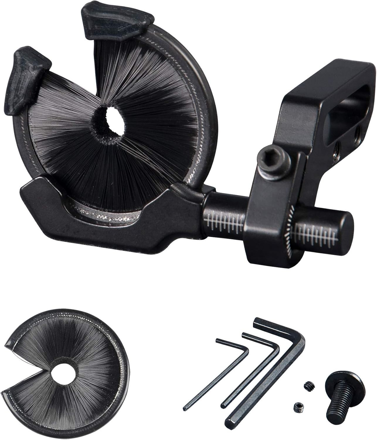 Versatile Round Arrow Rest - Full Containment for Enhanced Archery Performance