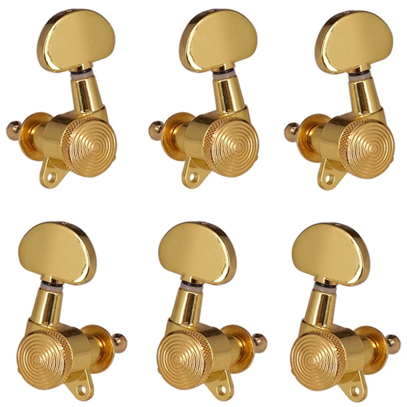 3R3L Inline Guitar String Tuning Peg Key Locking Tuner with Key Machine Heads US