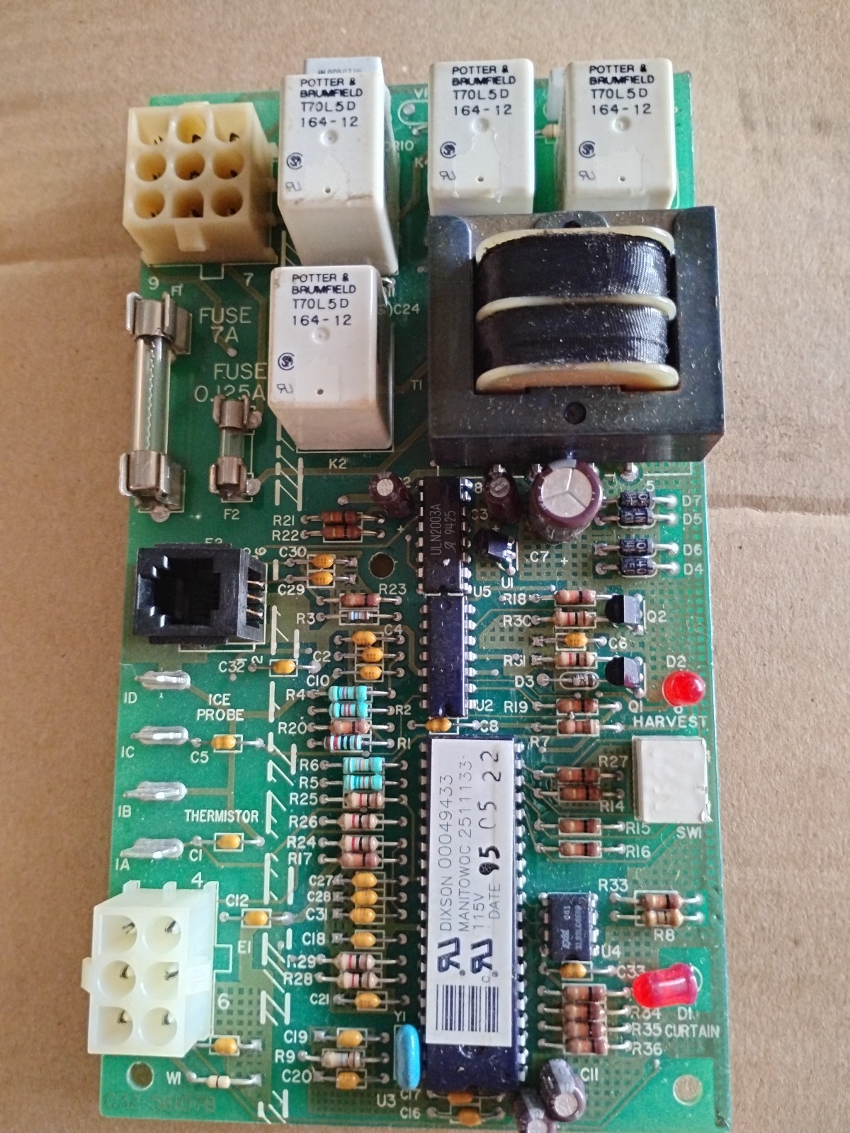 Manitowoc 2511133 Ice Machine Control Circuit Board Pre Owned