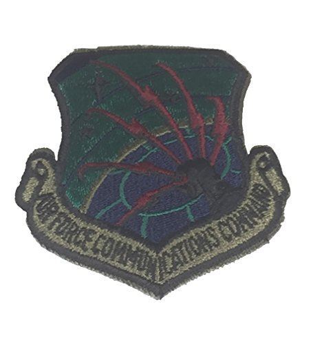 USAF AIR FORCE COMMUNICATIONS COMMAND PATCH VETERAN OD GREEN SUBDUED