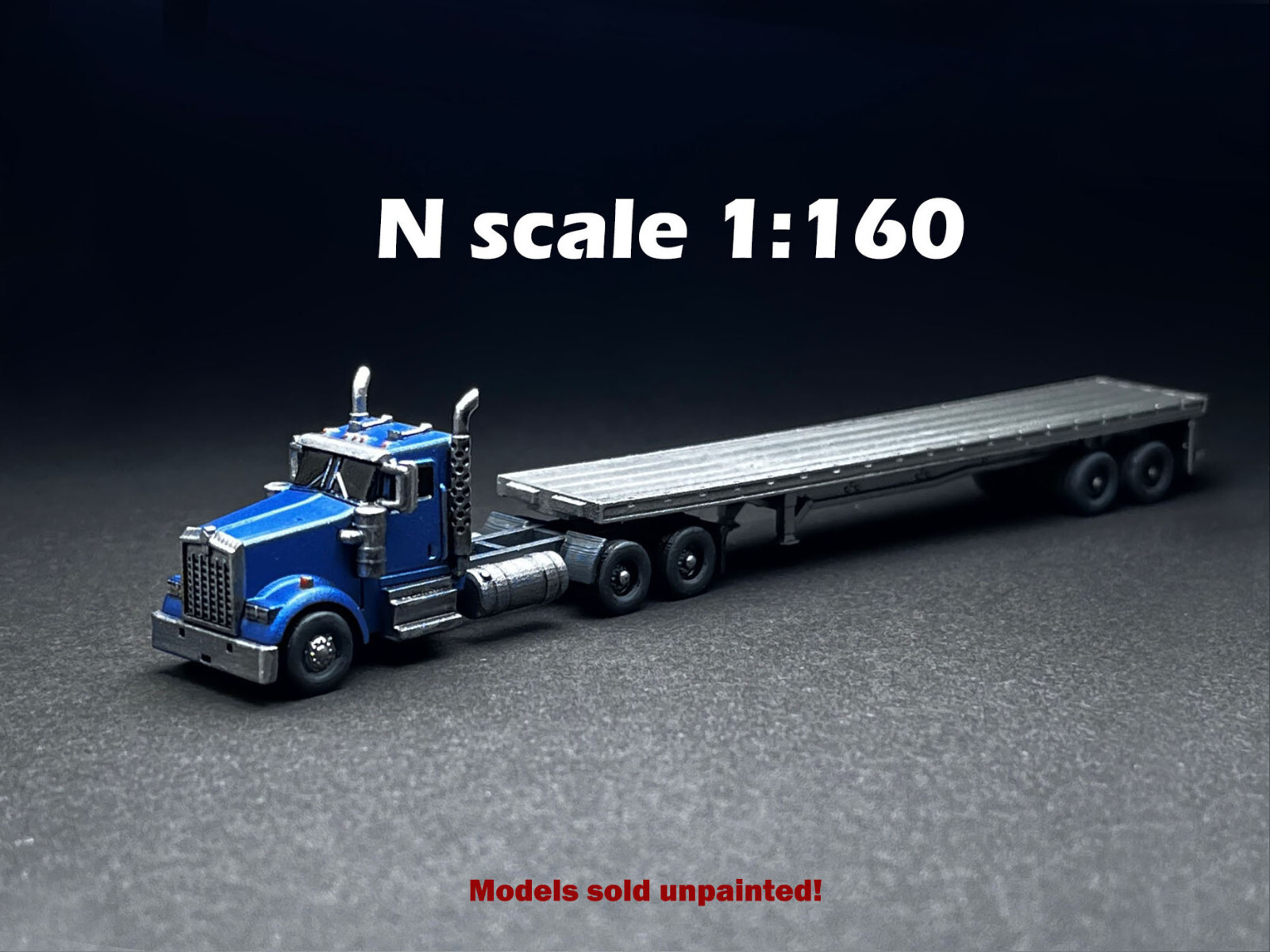 N Scale (1:160)  American W900 flatbed - UNPAINTED, NOT A  TOY!