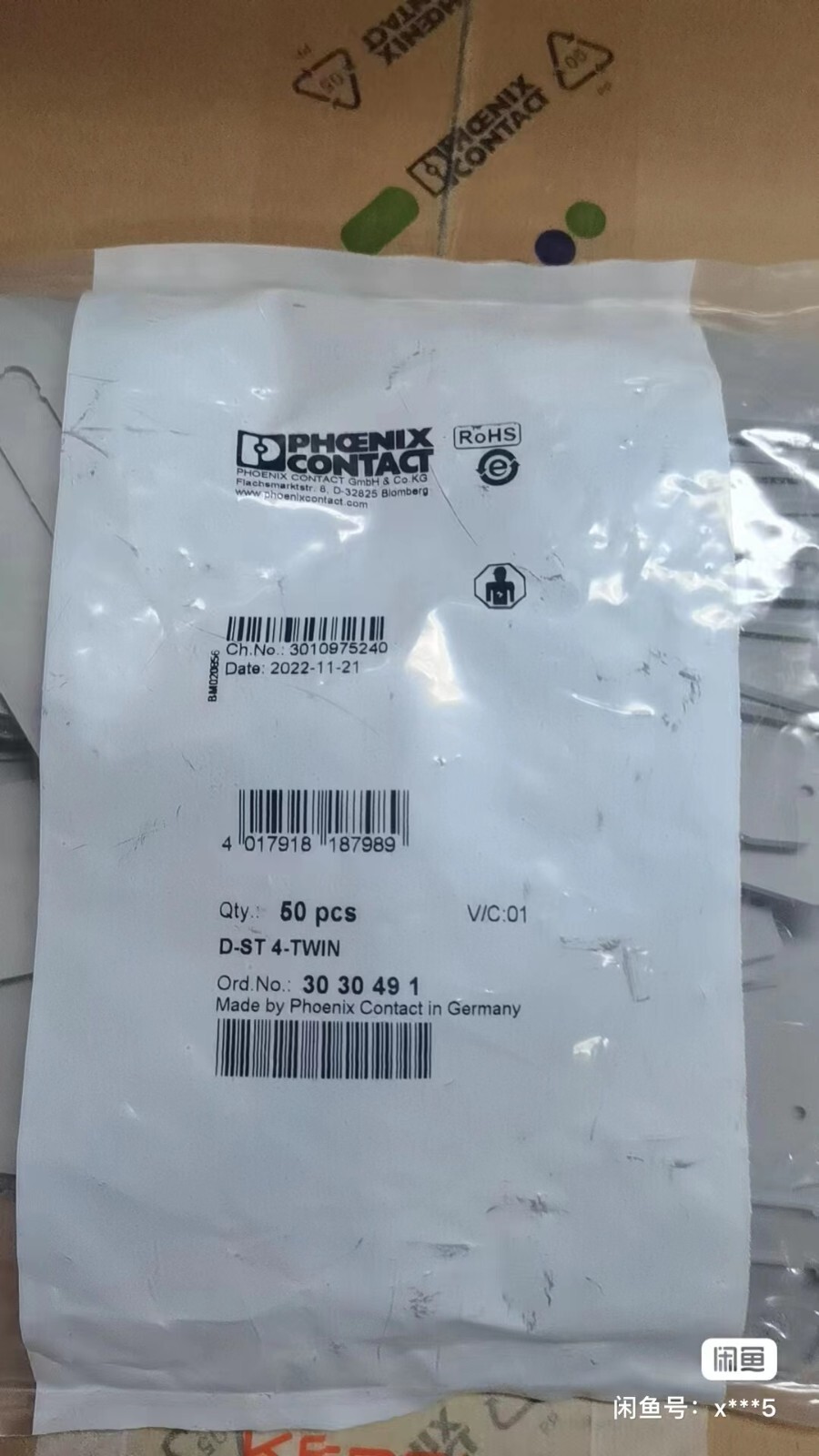 50PC/1 box  NEW 3030491 D-ST 4-TWIN End Plate #L348Z LZ