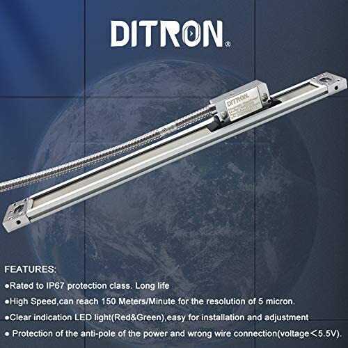 4"-40" 5um/1um Magnetic Scale Encoder /Digital Readout DRO 3Axis DRO 2Axis Mill