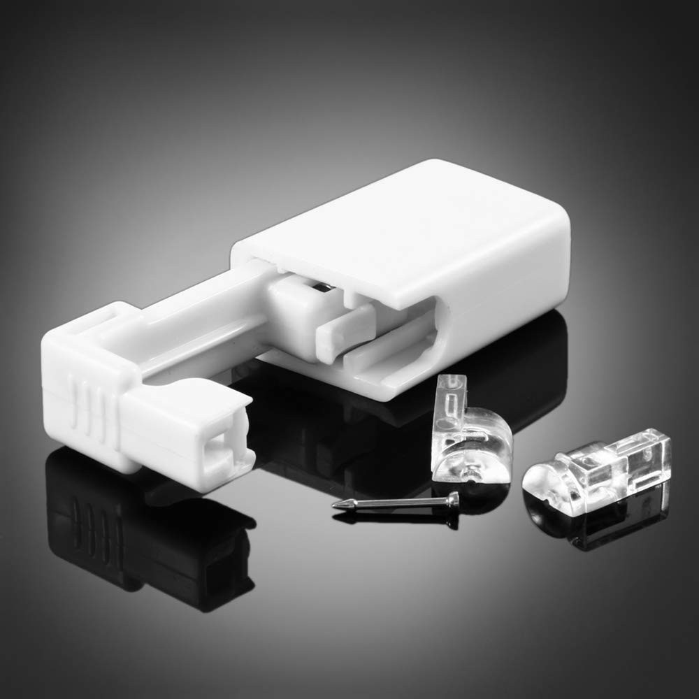 1 Unit Disposable Safe Sterile Piercing Unit for Gem Nose Studs Piercing Gun ...