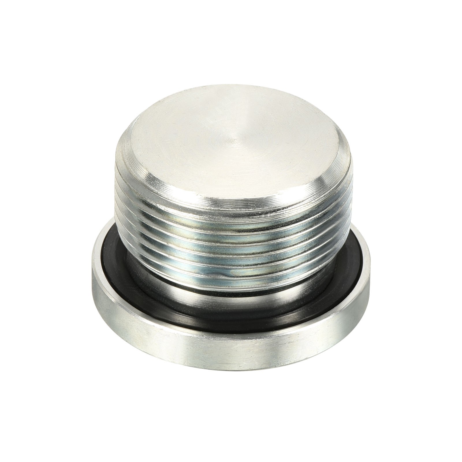 M27*1.5 Hex Head Pipe Fitting Plug, 2 Pack Male Thread 45# Steel Plug