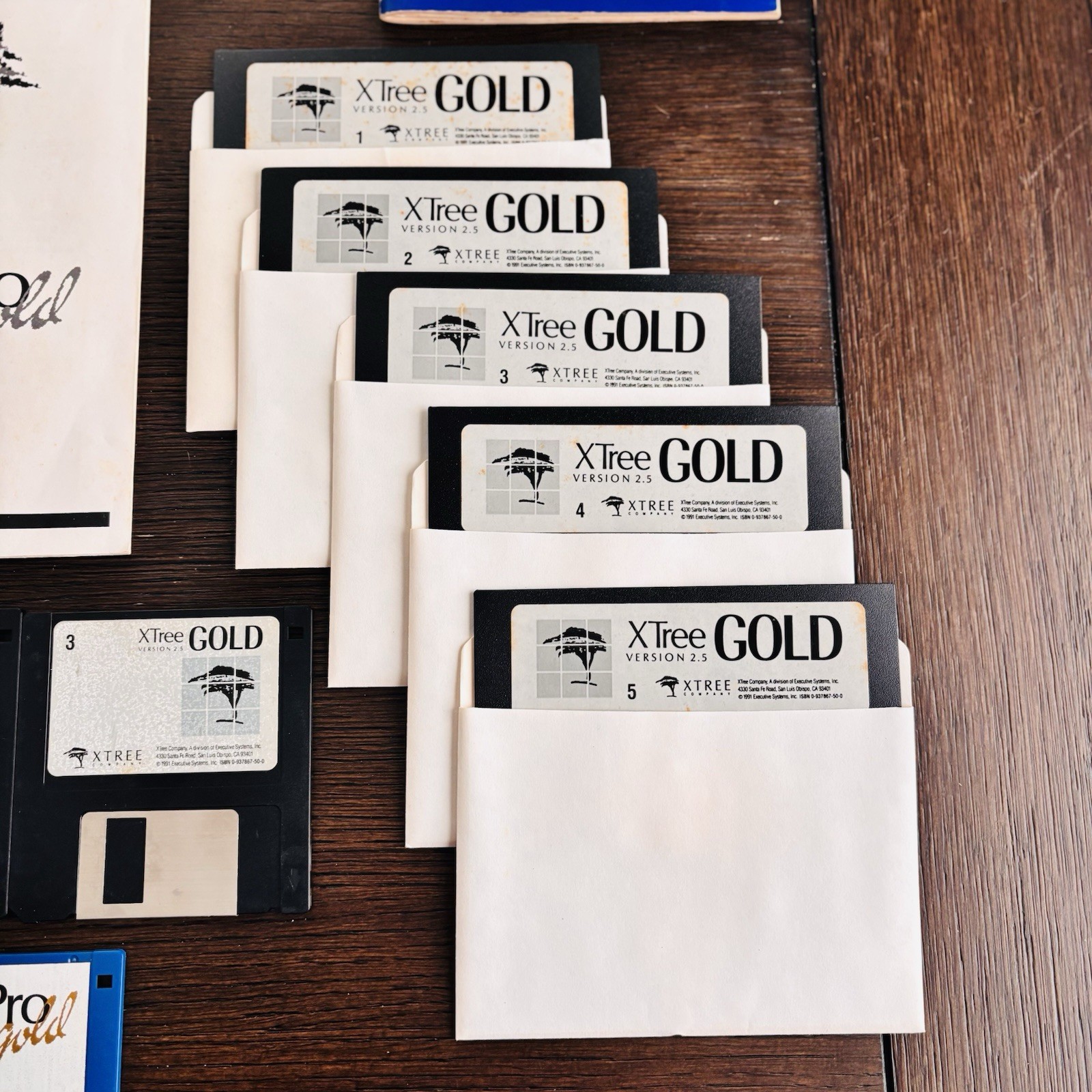 XTree Gold v2.5 DOS Utility Software Complete Boxed Set 5.25 & 3.5 Disks