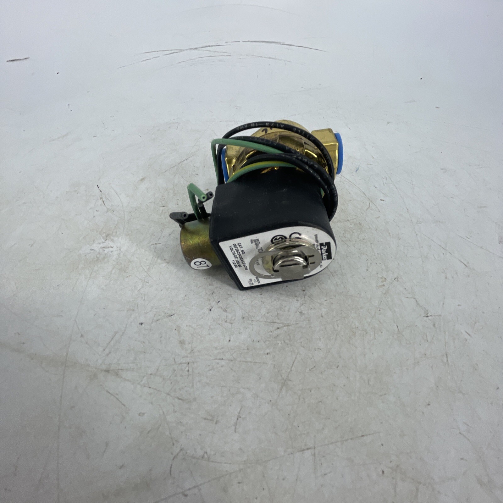 Parker 06FS5C2432ACF4C05 3/8" Solenoid Valve 120/110 1/2"