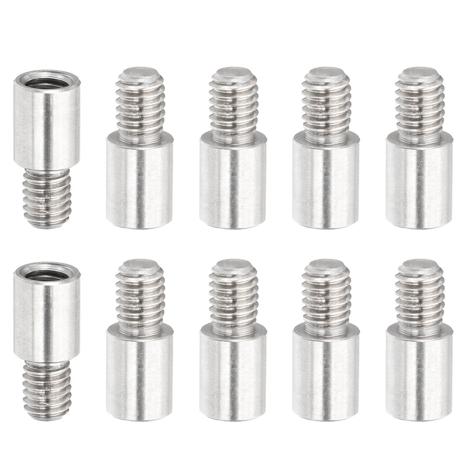 M6x10+8mm Album Scrapbook Extension Posts Extension Screw 10Pcs Extension Post