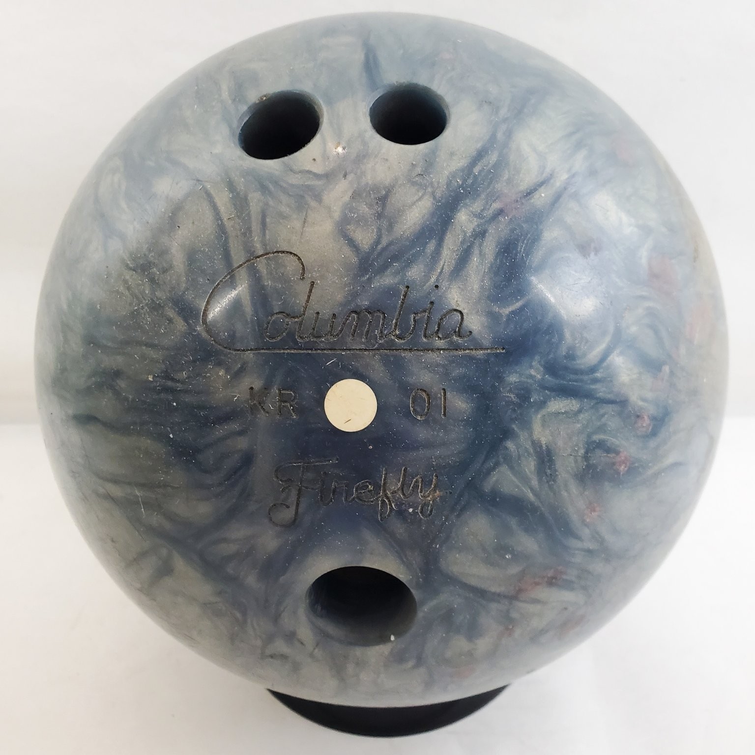Columbia Firefly 10lb 2oz Reactive Resin Blue Silver Swirl Bowling Ball