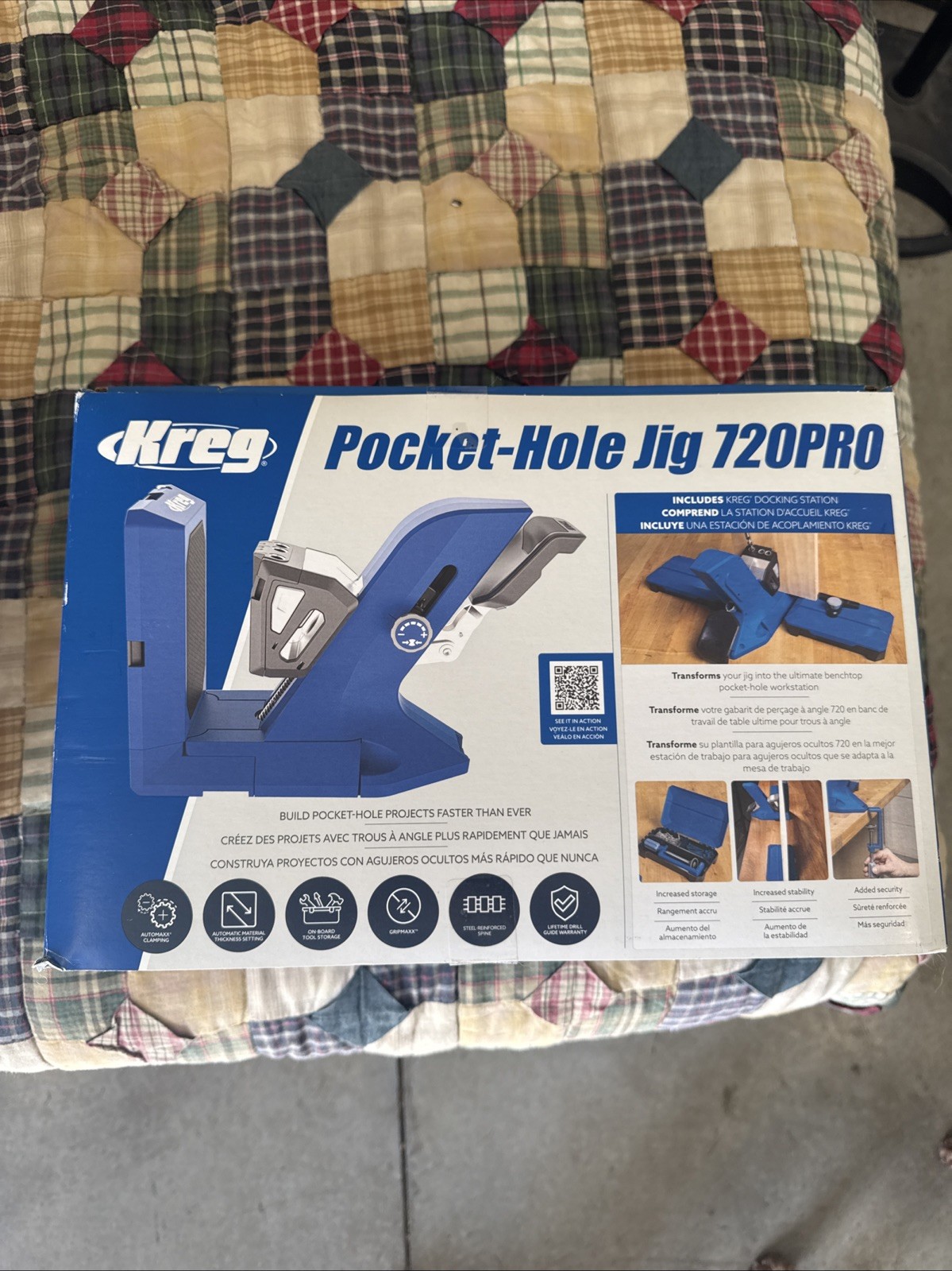 Kreg 720PRO Pocket Hole Jig System KPHJ720PRO Open Box Missing Clamp & Stop