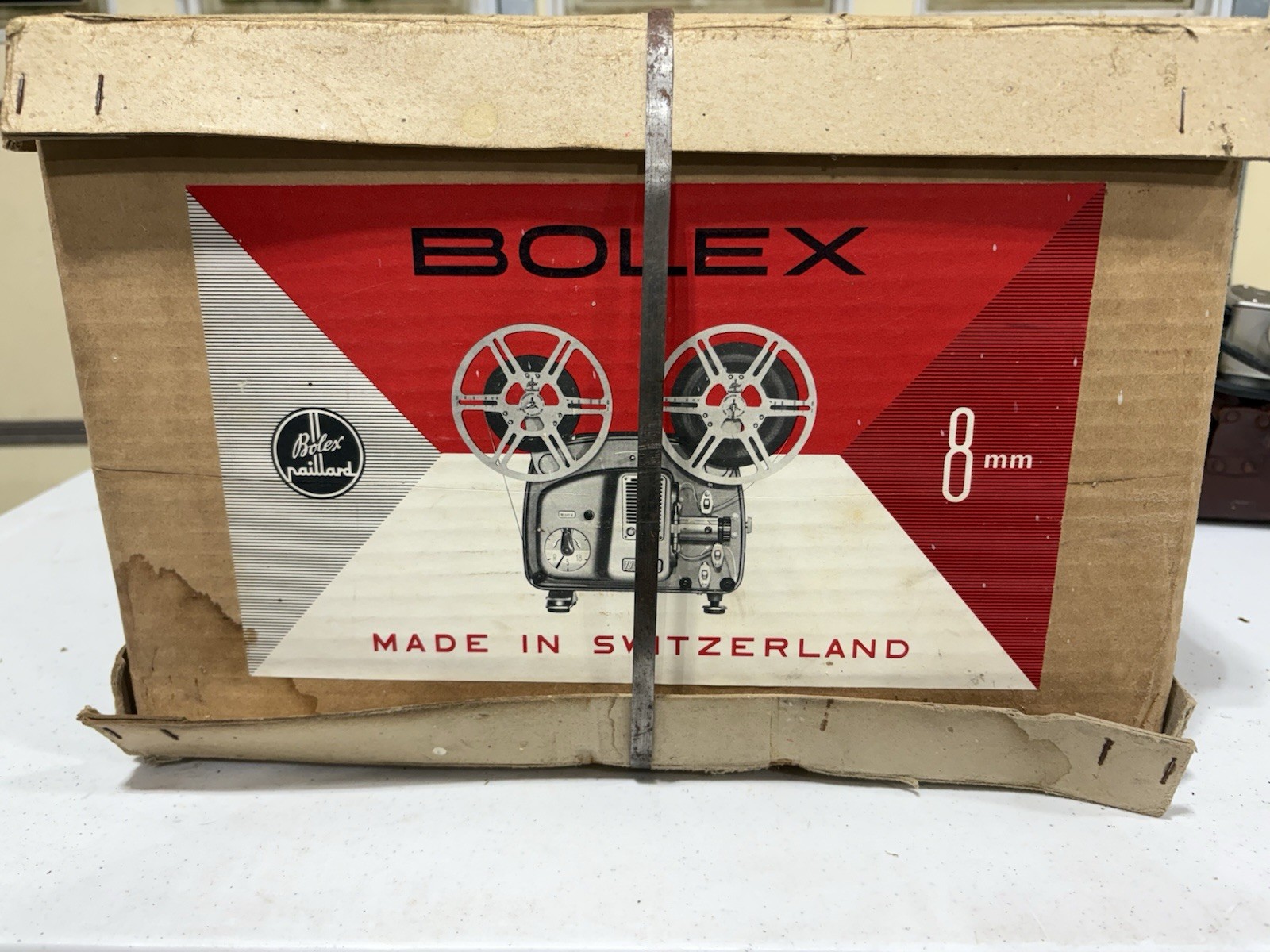 Bolex Pillard 8mm Film Projector In Original Packaging
