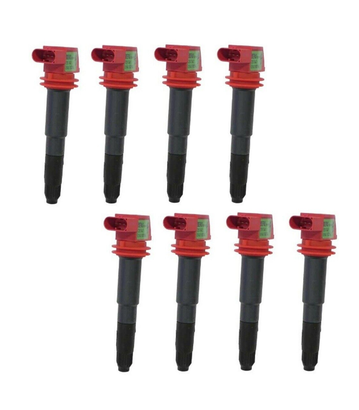 OEM Beru Set of 8 Direct Ignition Coils for Porsche Cayenne Panamera