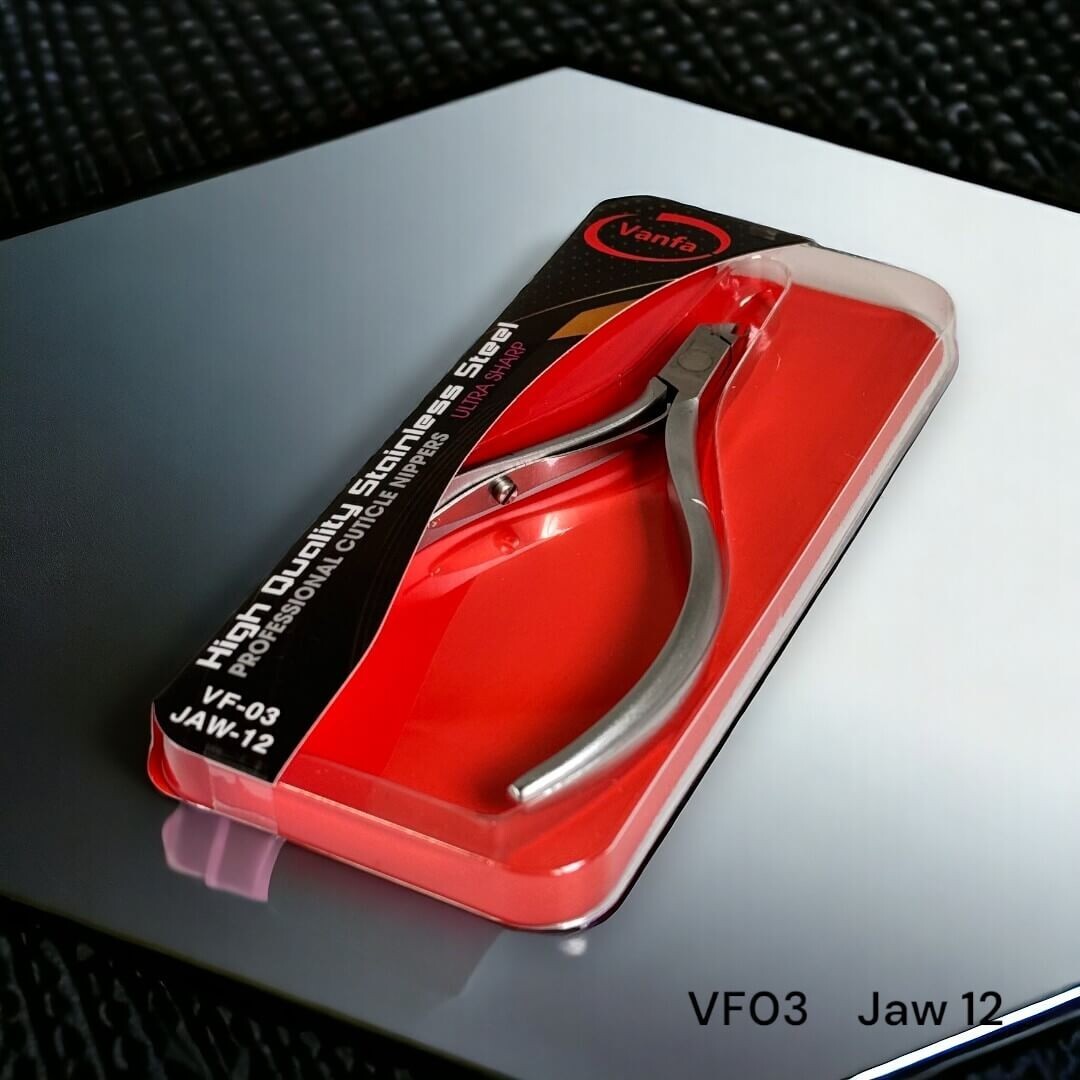 VANFA Cuticle Nipper Square Head VF03 Jaw #12 (4mm)