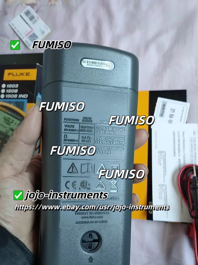 1PC Fluke 1503 High Precision Insulation Tester Megohmmeter Multimeter*jo