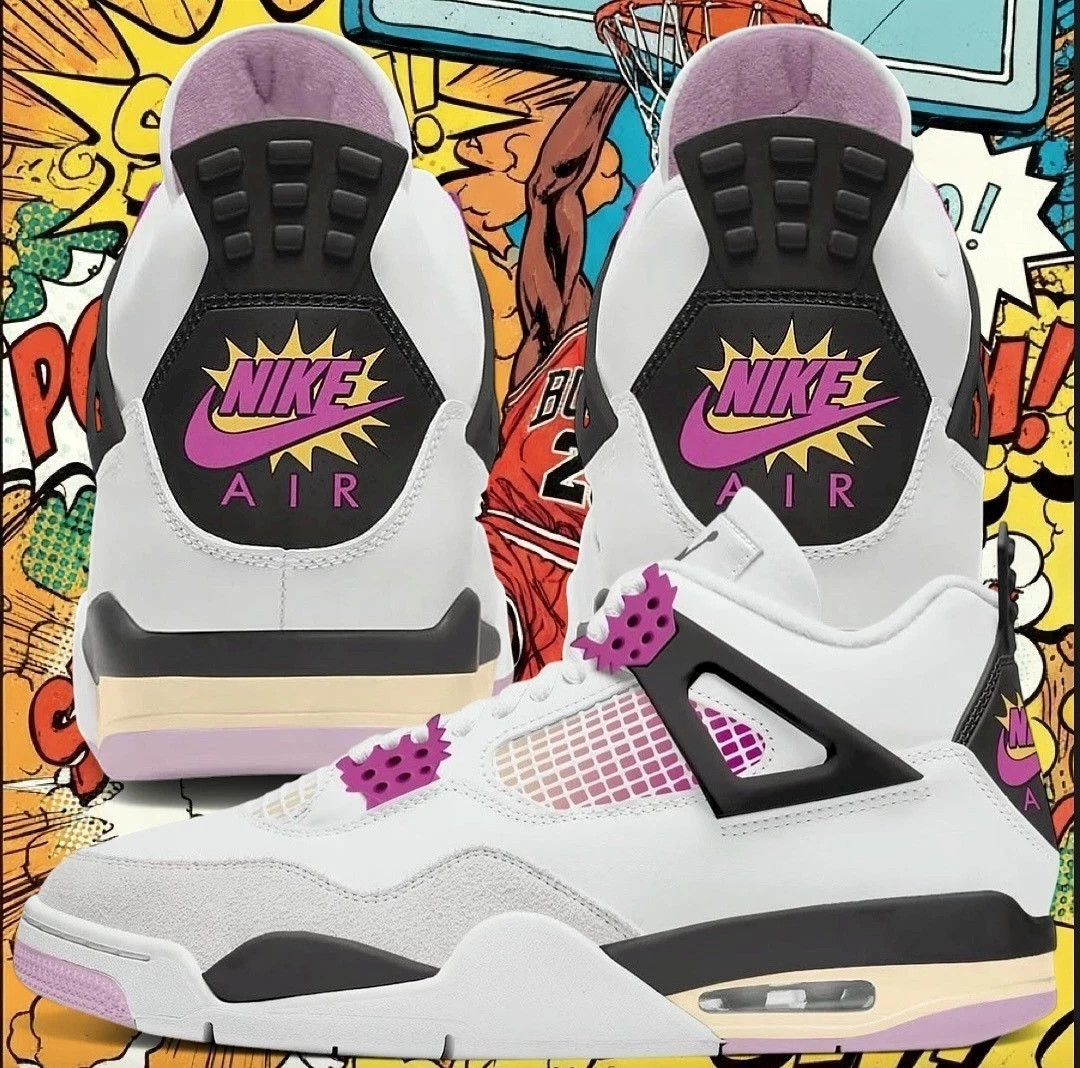 MEN Jordan 4 Retro 'Comic' 2026 - All Size US 7-12