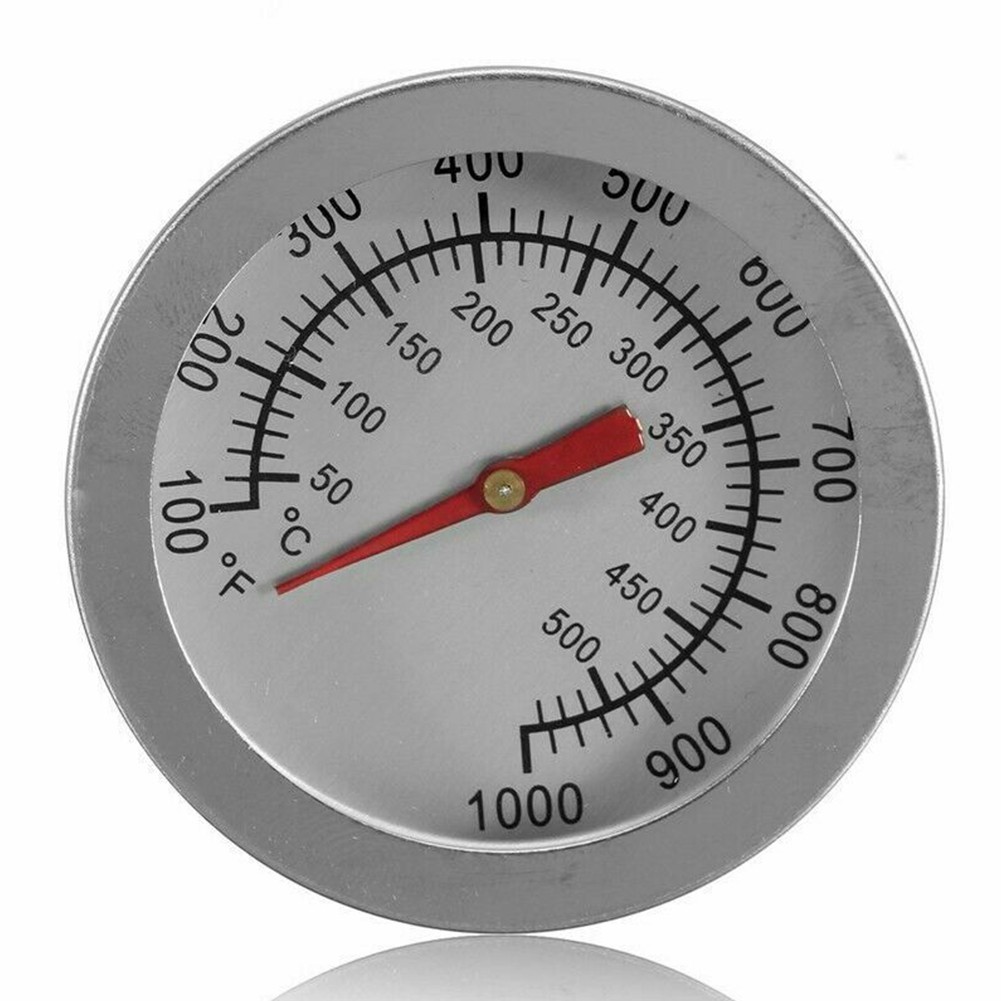 Practical Grill Thermometer 50~500?? Color: Silver Material: Stainless Steel