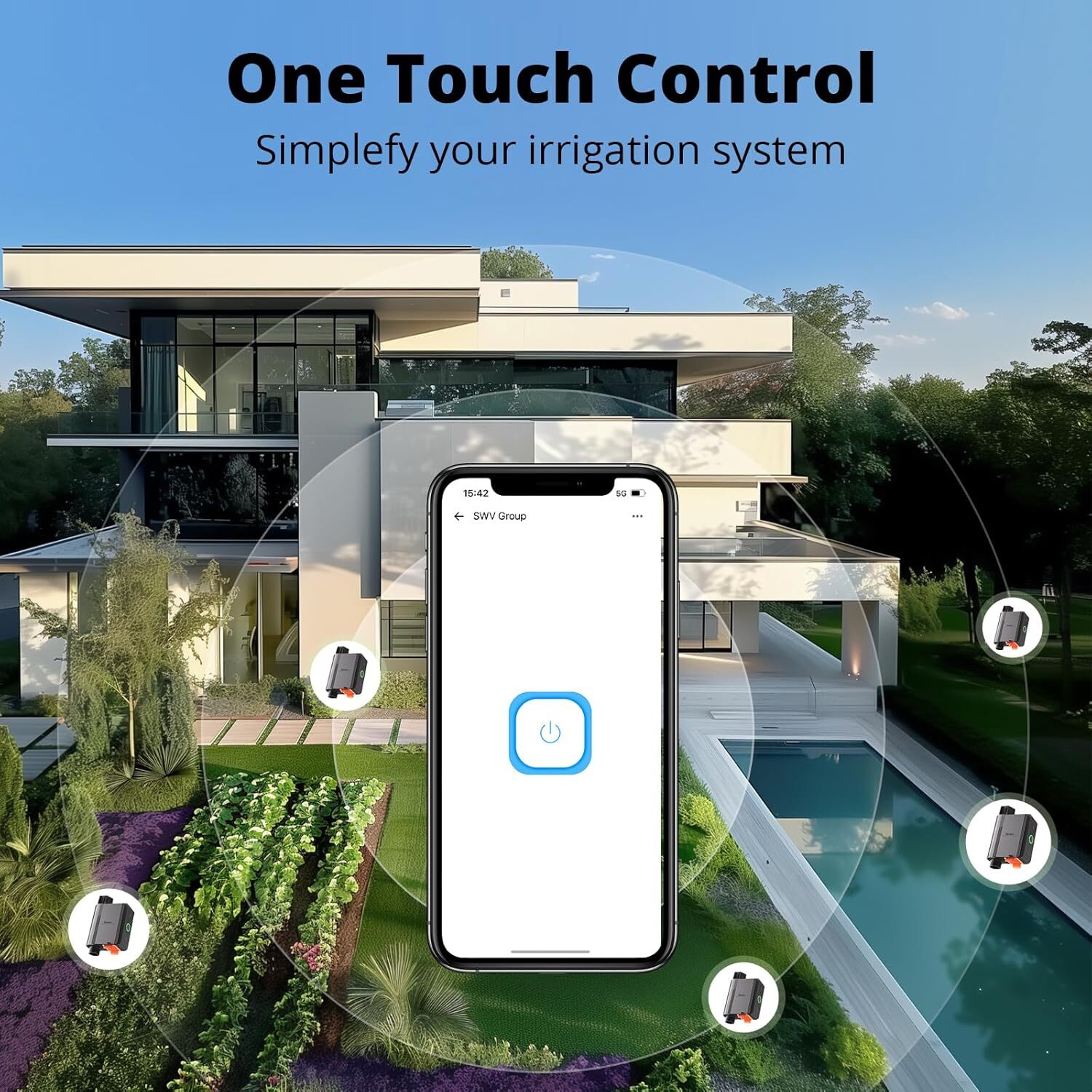 SONOFF Zigbee Smart Water Valve IP55 Automatic Garden Irrigation Watering System