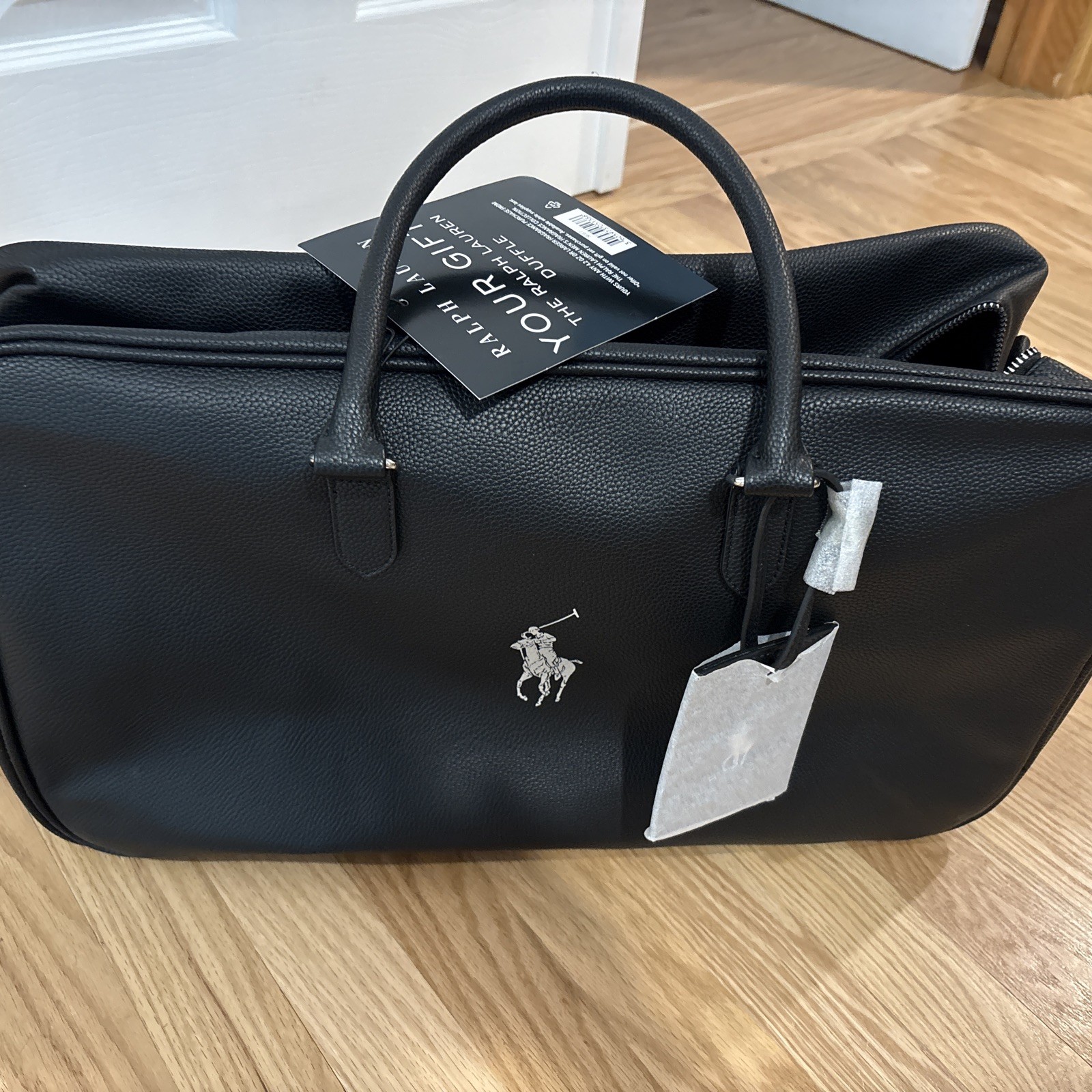 Polo Ralph Lauren Black Luggage & Travel Bag NWT !