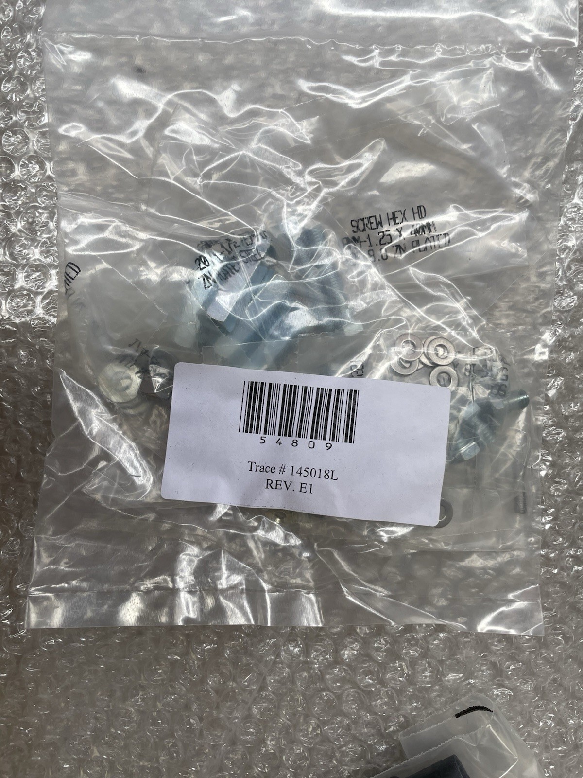 TRIMBLE TRACE NUMBER: 145018L Nuts / Bolts FOR TRIMBLE AUTOPILOT STEERING SYSTEM
