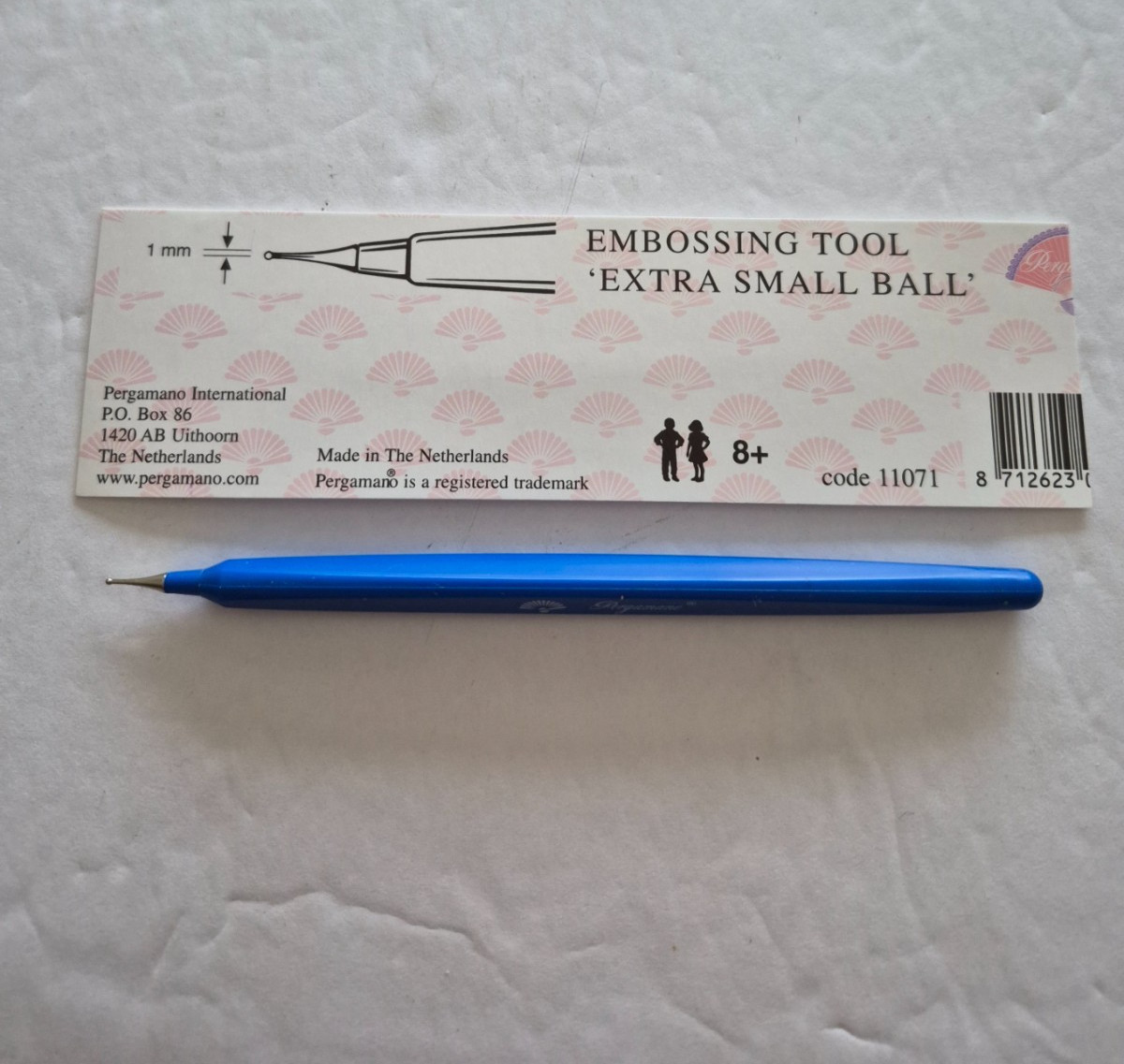 Vintage Pergamano Extra Small Ball 1 mm Embossing Tool 11071