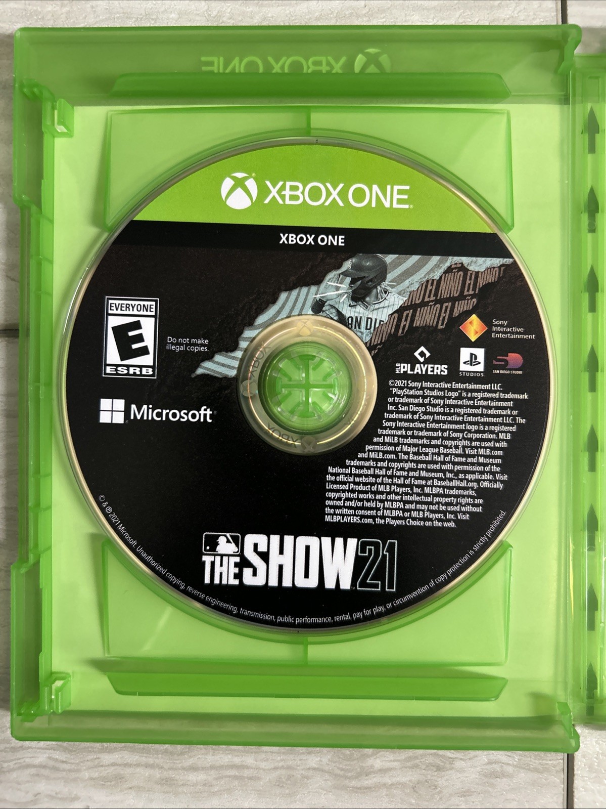 MLB The Show 21 - Microsoft Xbox One Authentic Tested EUC CIB Fast Shipping