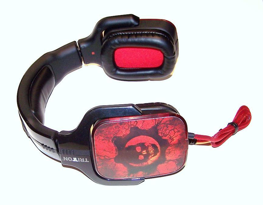 Mad Catz Tritton 7.1 Gears of War 3 Gaming Headset Headphones Only-No Microphone