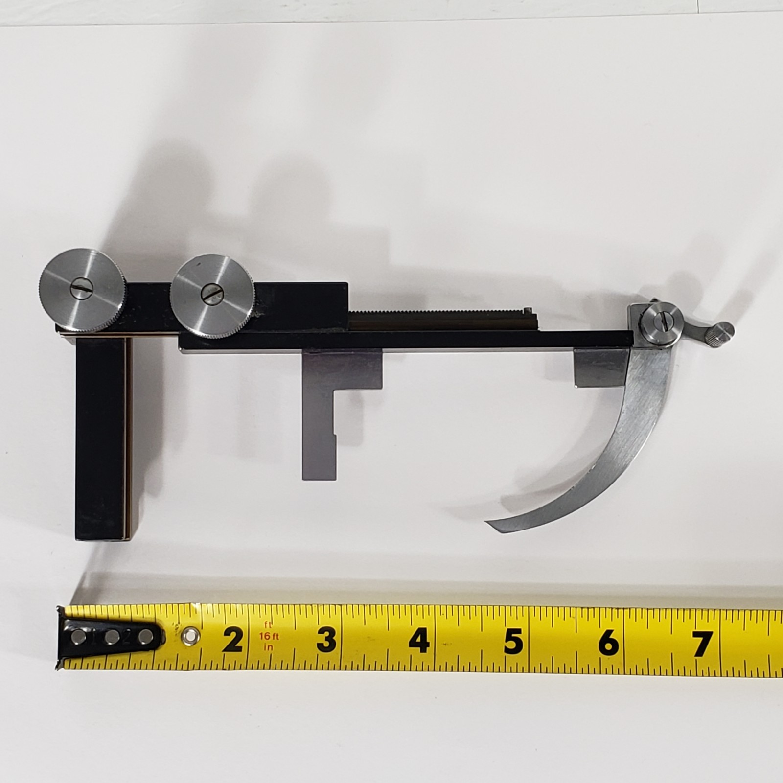 Tested X-Y Mechanical Stage For Microscope Stages Adjustable Knobs Slide Holder
