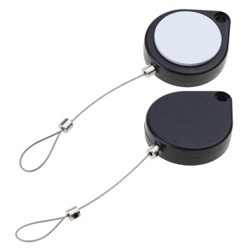 2x Multifunctional Automatic Door-Closer Retractable-Cable Pull Box Anti-theft