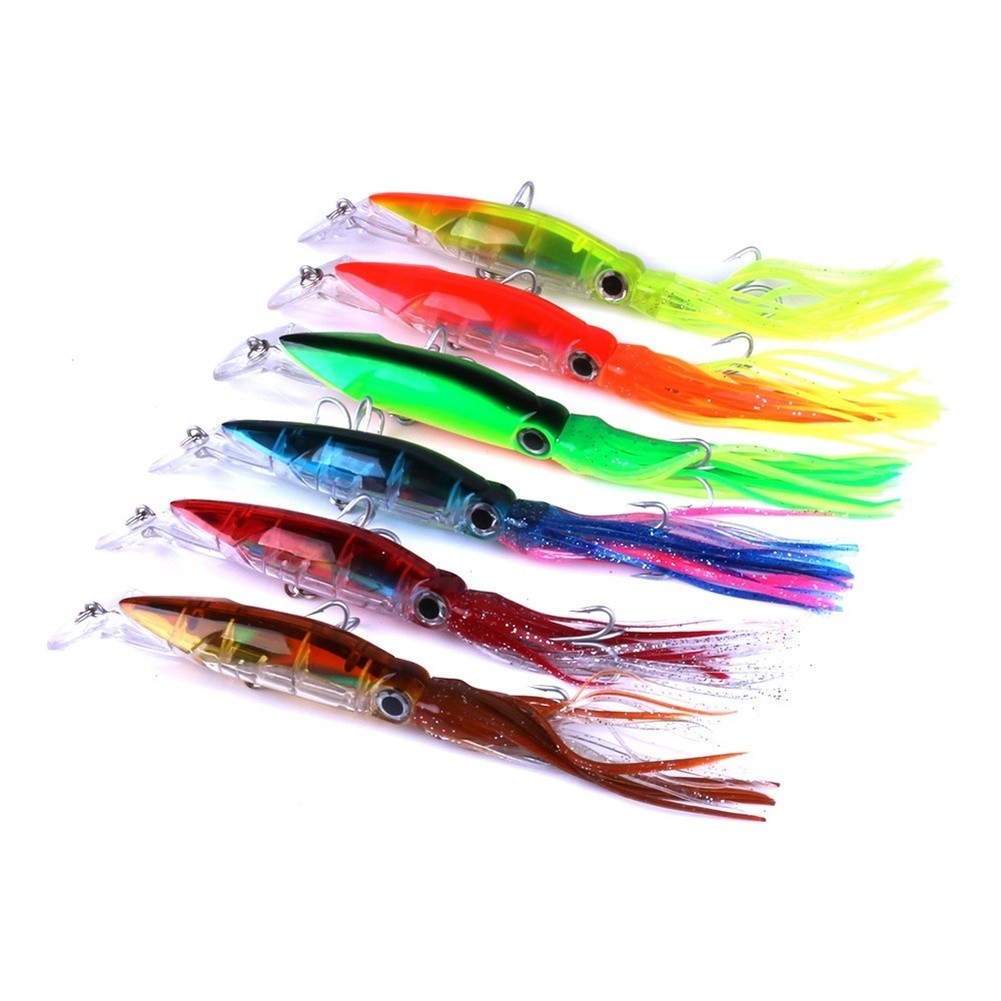 40g Octopus Lure 14cm Lifelike Design for Bass For Barracuda Targeting