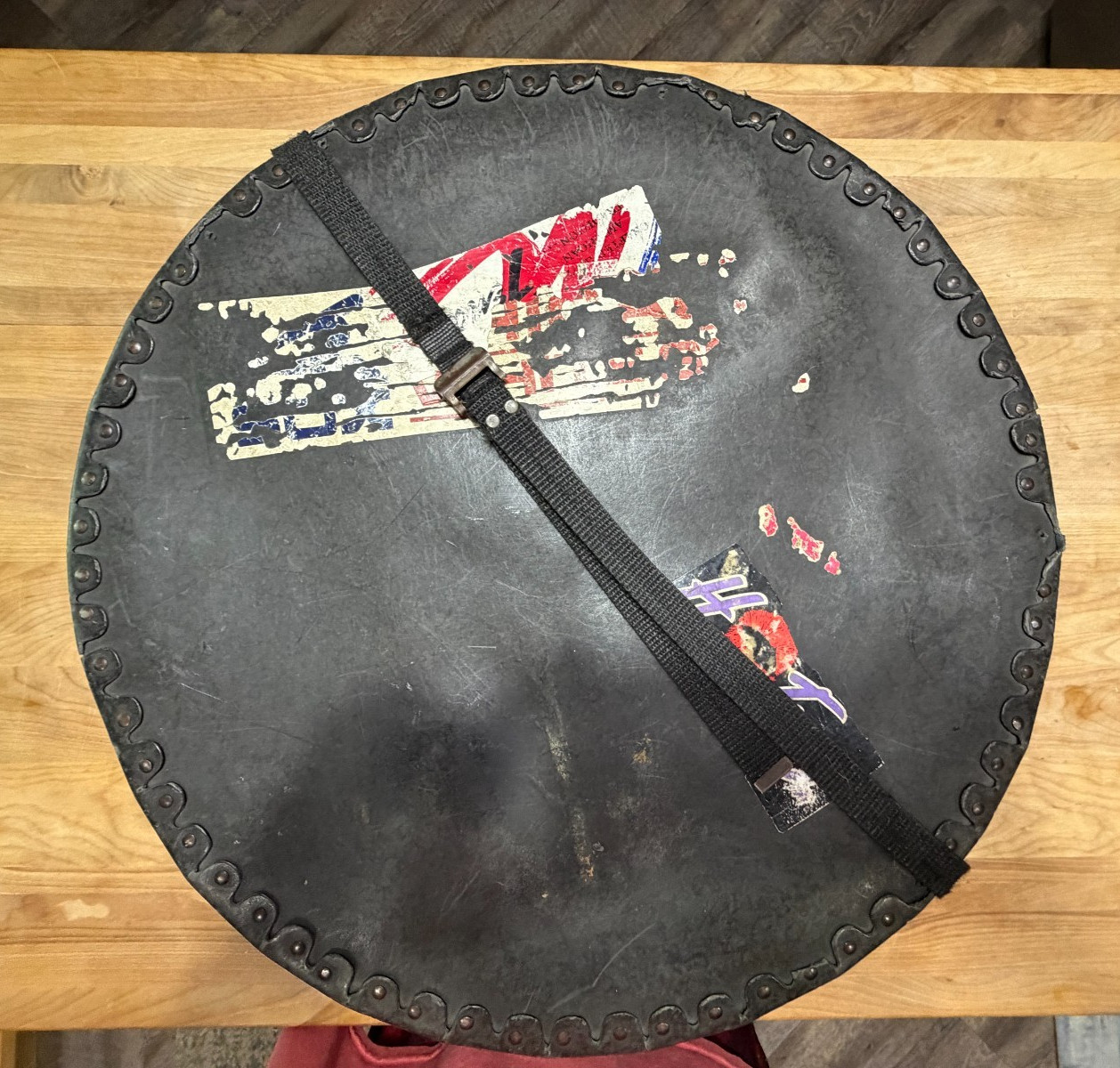 Vintage 22 Hard Fiber Cymbal Case with straps