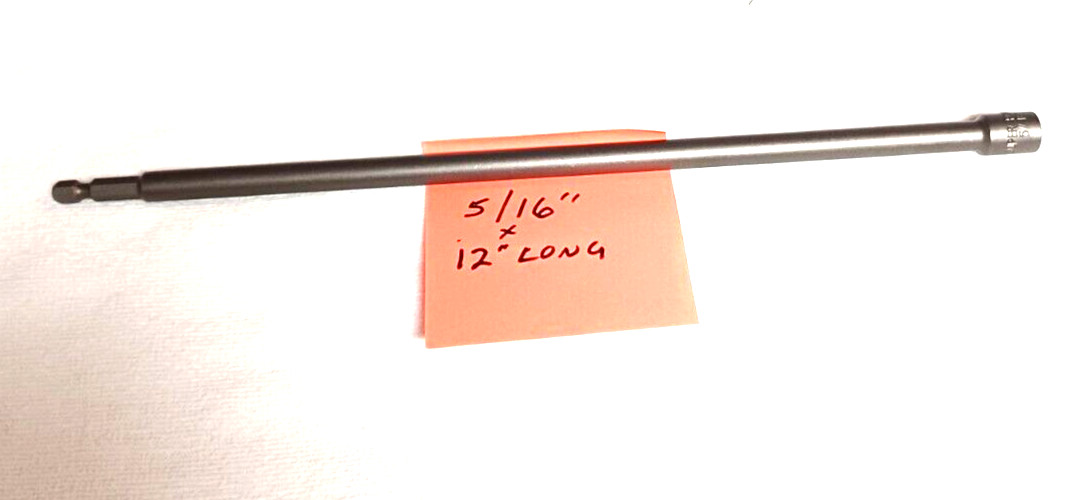 MAGNETIC NUT DRIVER 1 PC. NEW 5/16" x 12" (11.75") LONG MAGNETIC SETTERS NEW