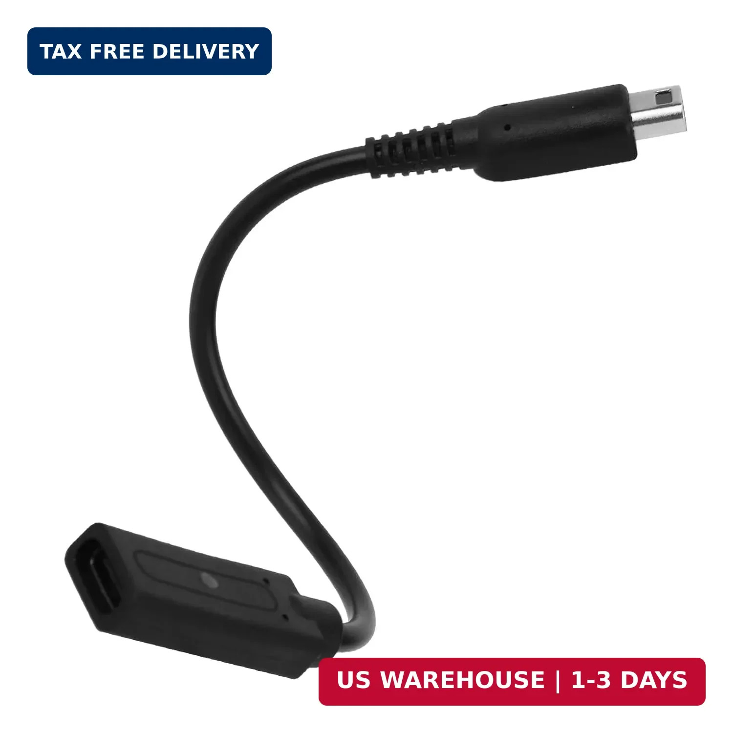 Compact USB-C to 3DS/2DS/DSi Charging Cable - Ideal for Gaming On-the-Go