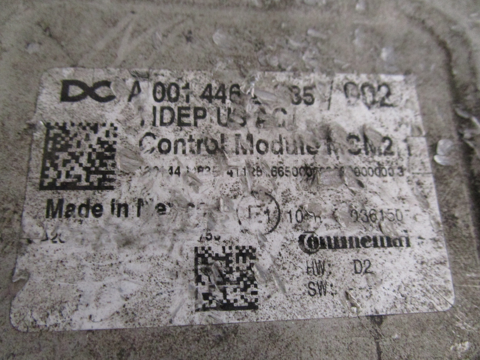 Detroit DD15 Engine ECM ECU Engine Control Module A0014462835