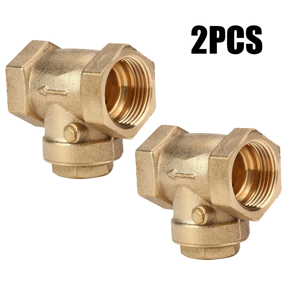 3/4 FIP Brass 200 WATER,OIL,GAS Swing Check Valve Threaded plumbing Fitting 2PC