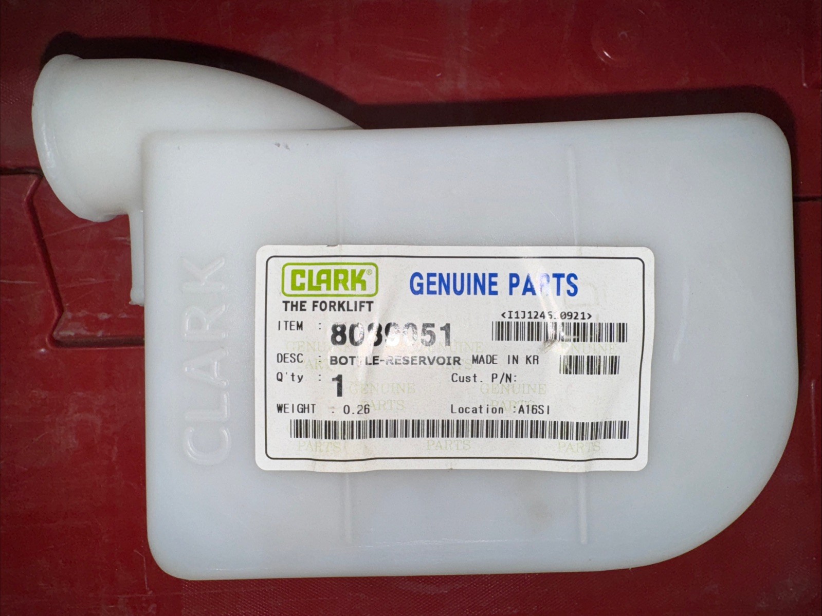 Genuine Clark 8089051 Reservoir Bottle***FAST FREE SHIPPING***