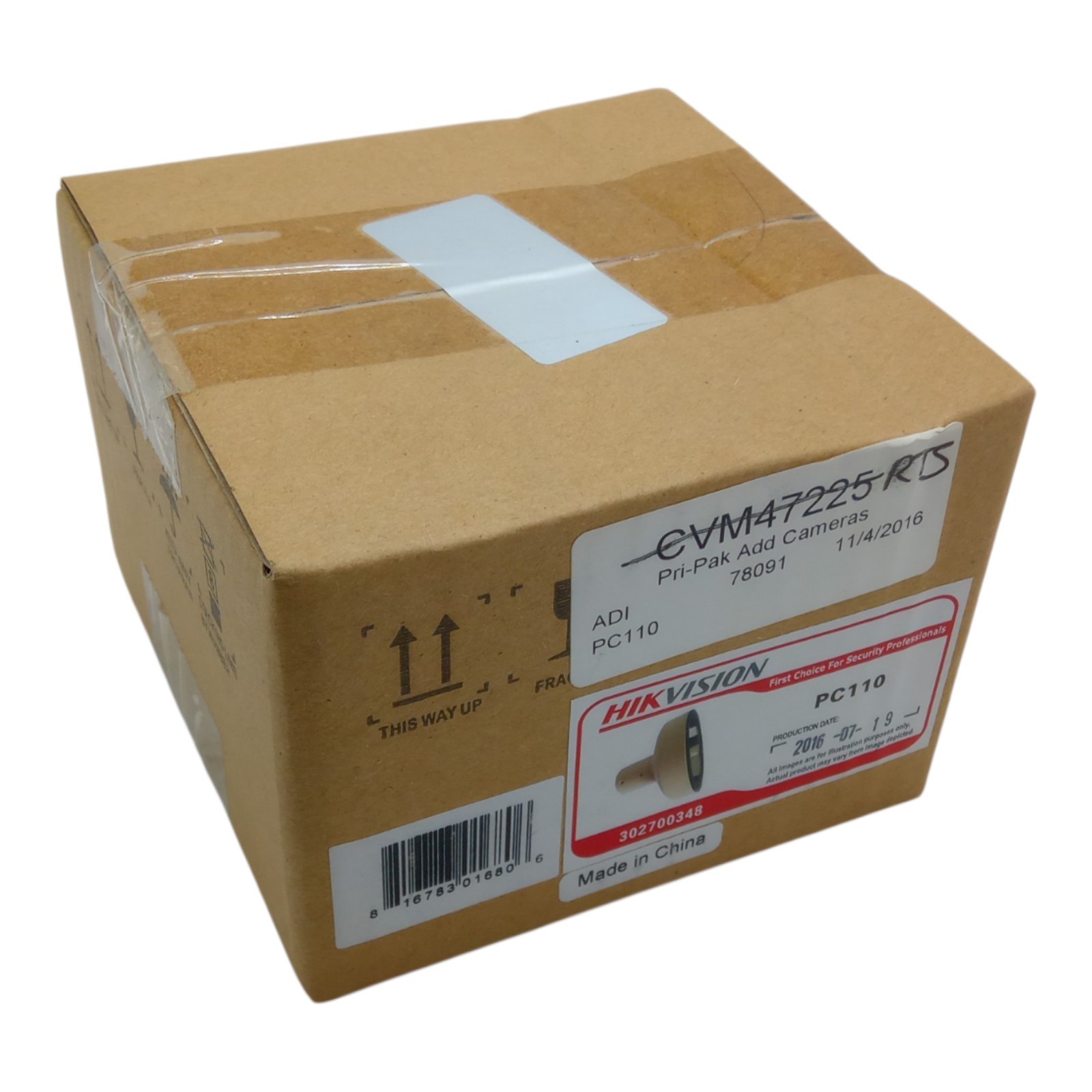 Original PC110 Pendant Cap for DS-2CD21x, DS-2CE56x Series Turret Doom Cameras