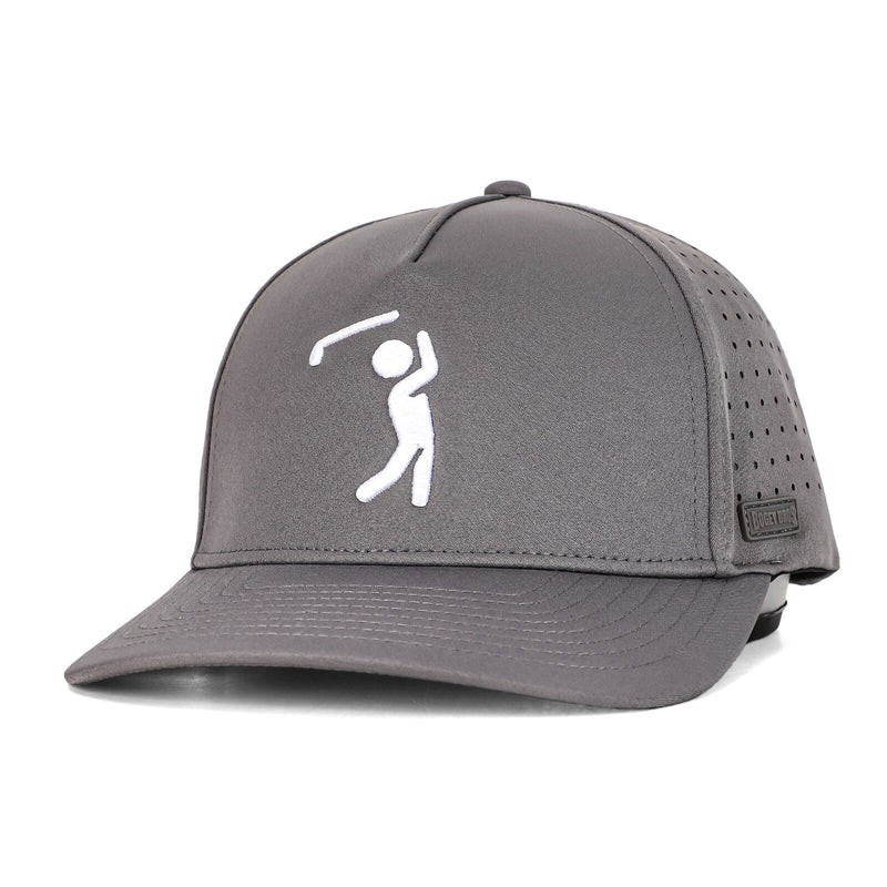 New Bogey Bros Golf Bogeyman Performance Snapback Hat Gray
