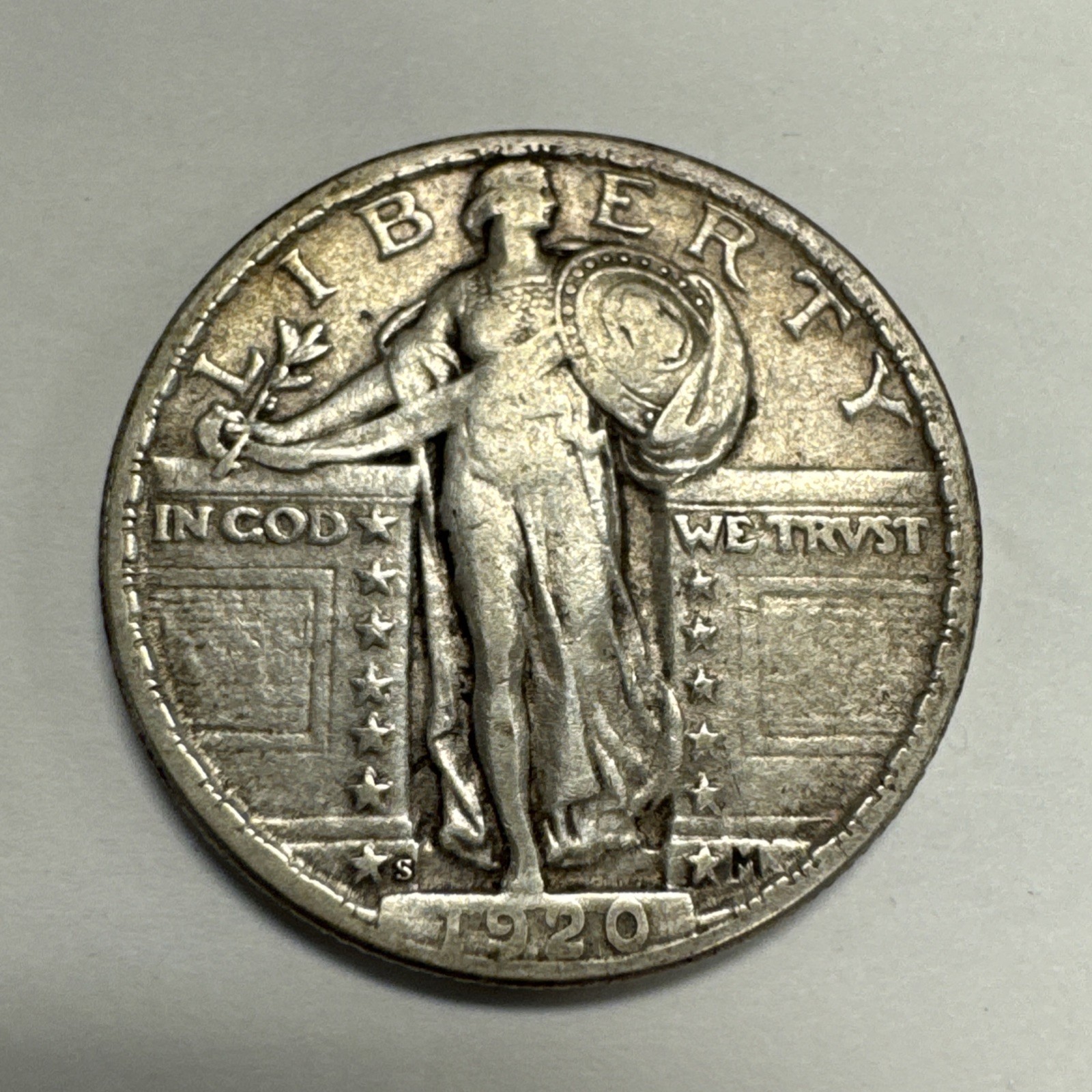 1920-S Standing Liberty Quarter XF