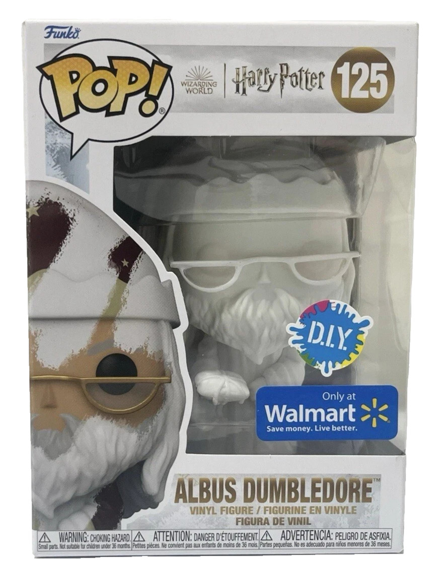 FACTORY FRESH Funko Pop Harry Potter #125 Albus Dumbledore DIY Walmart Exclusive