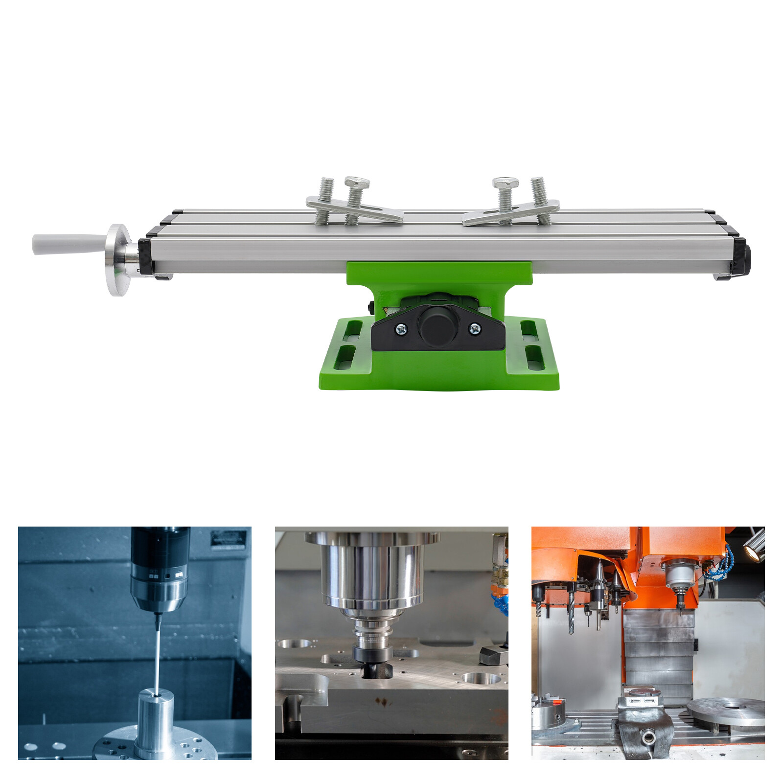 Multifunctional Milling Machine Work Table 2 Axis Cross Slide Bench Drill Vise