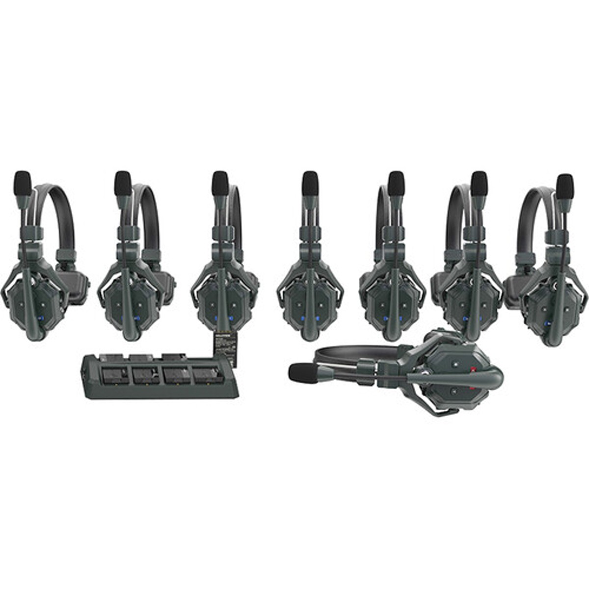 Hollyland Solidcom C1 Full-Duplex Wireless Intercom System with 8x Headsets