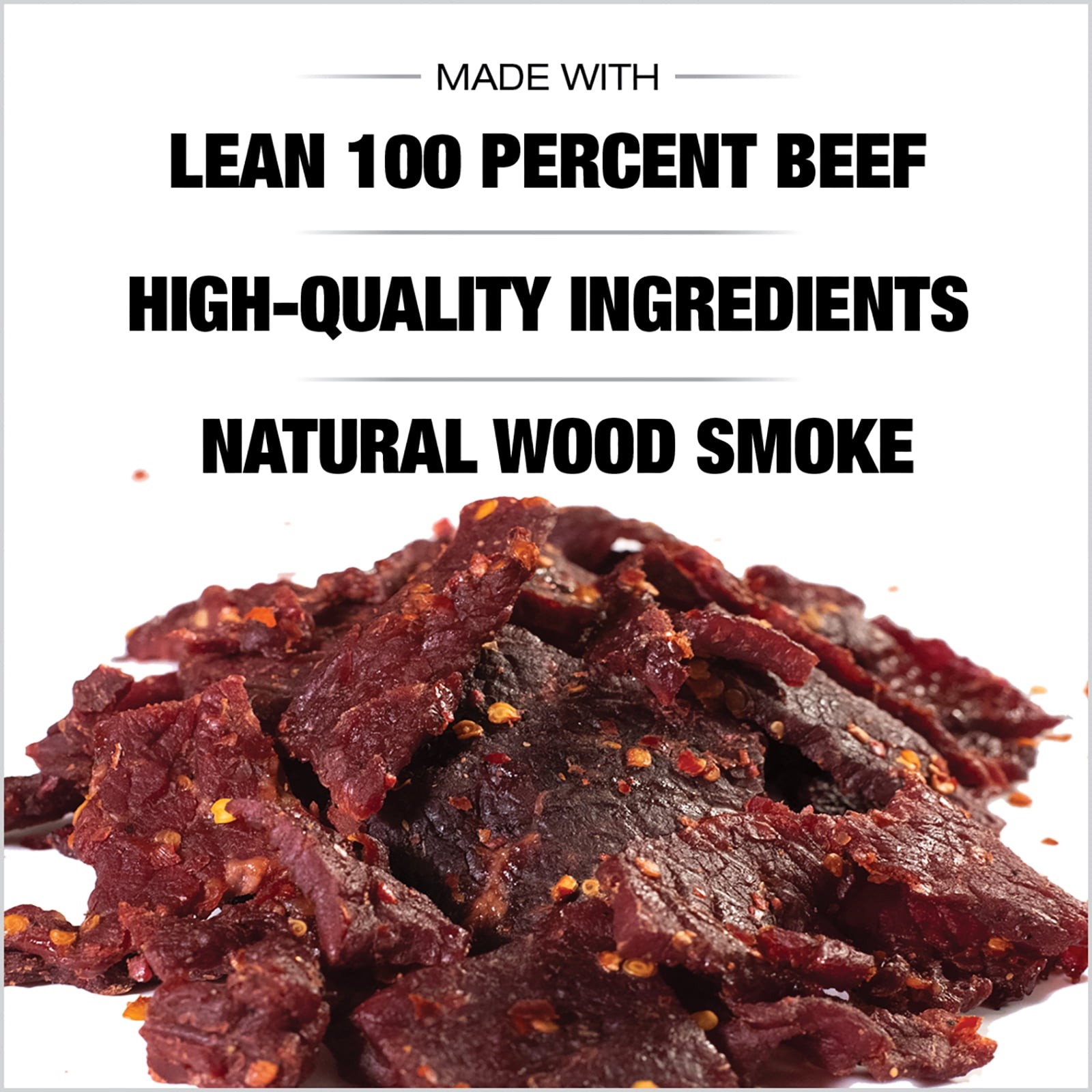 Hot Beef Jerky 10oz Resealable Bag