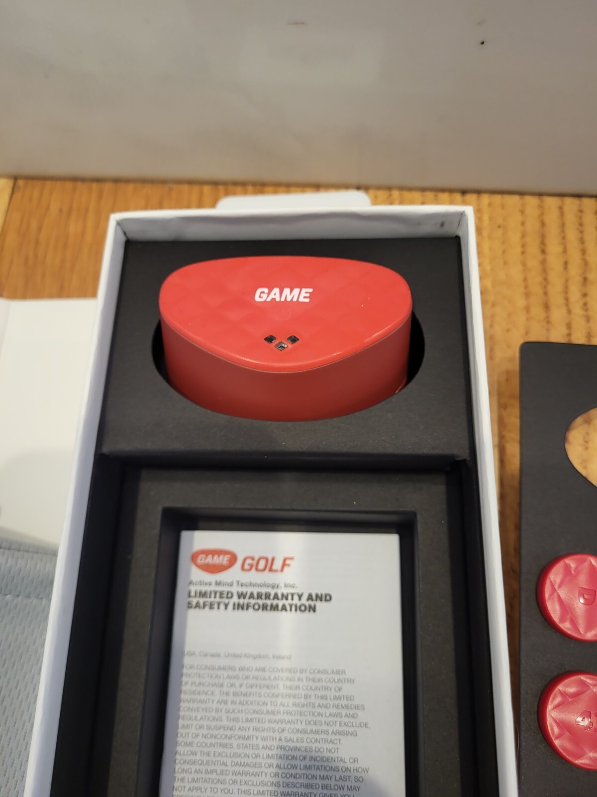 Game Golf Live GPS Shot Digital Tracking System BlueTooth Enabled Tracker