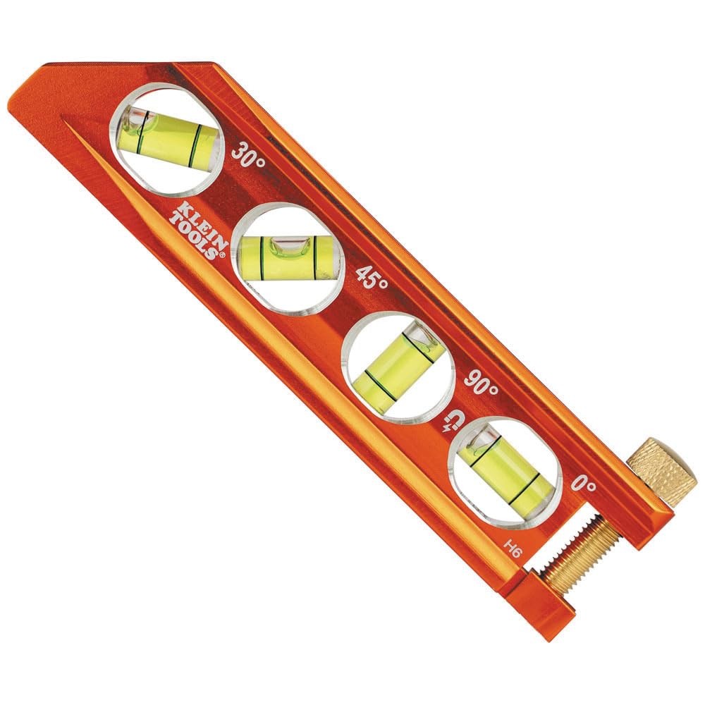 Klein Tools 935AB4V Level, 6-Inch Magnetic Torpedo and Conduit 1-Pack, Orange